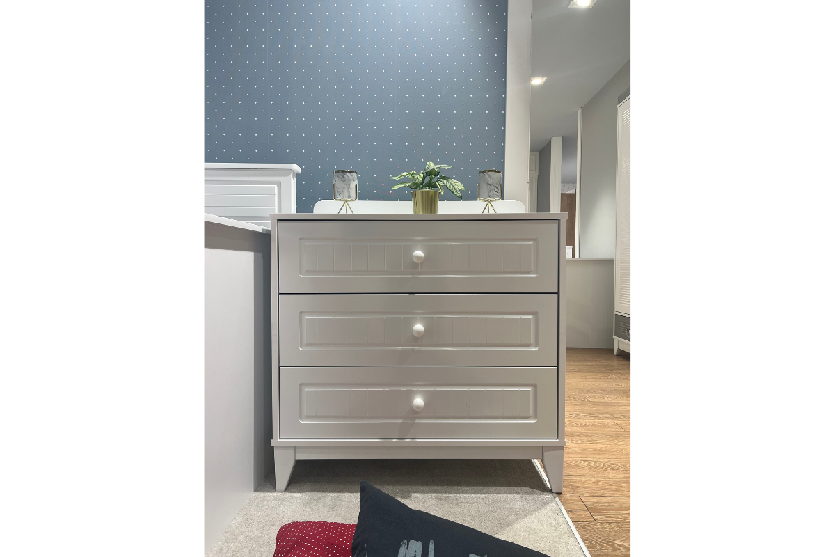 Aqua Beyaz-Beyaz Şifonyer