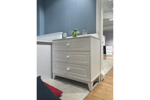 Aqua Beyaz-Beyaz Şifonyer