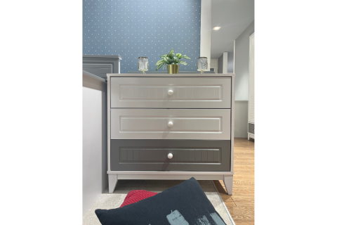 Aqua Beyaz-Gri 3kp Çocuk Odası