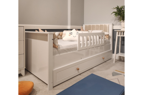 Loft Beyaz Karyola