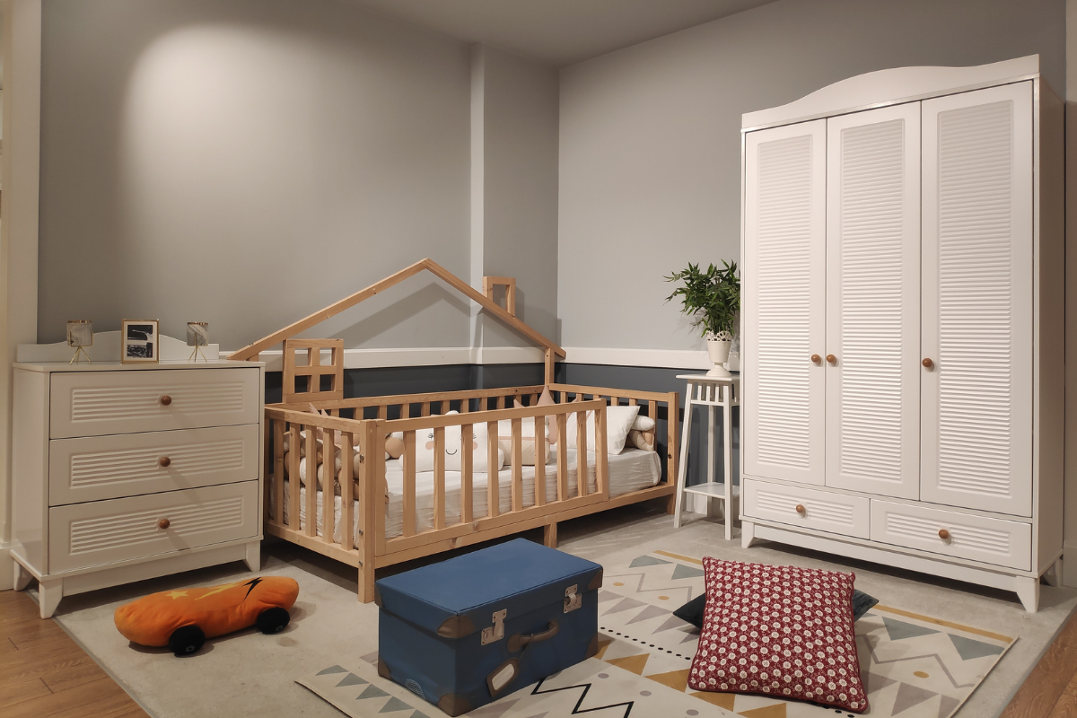 House Loft Beyaz Çocuk Odası