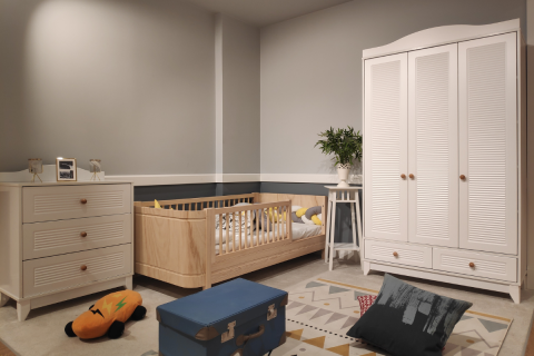 Neo Loft Beyaz Çocuk Odası