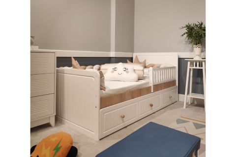 Lena JG Loft Beyaz Çocuk Odası