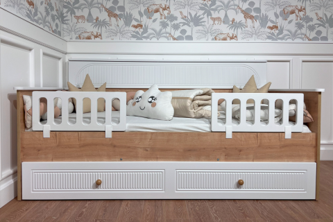 Dolce Meşe-Beyaz 90*190 Daybed Montessori