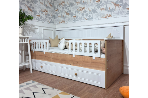Dolce Meşe-Beyaz 90*190 Daybed Montessori