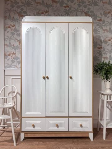 Dolce Meşe-Beyaz Daybed 3kp 6çk Çocuk Odası