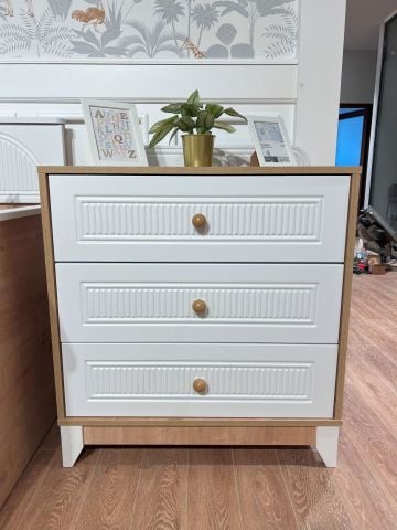 Dolce Meşe-Beyaz Karyola 3kp 3çk Çocuk Odası