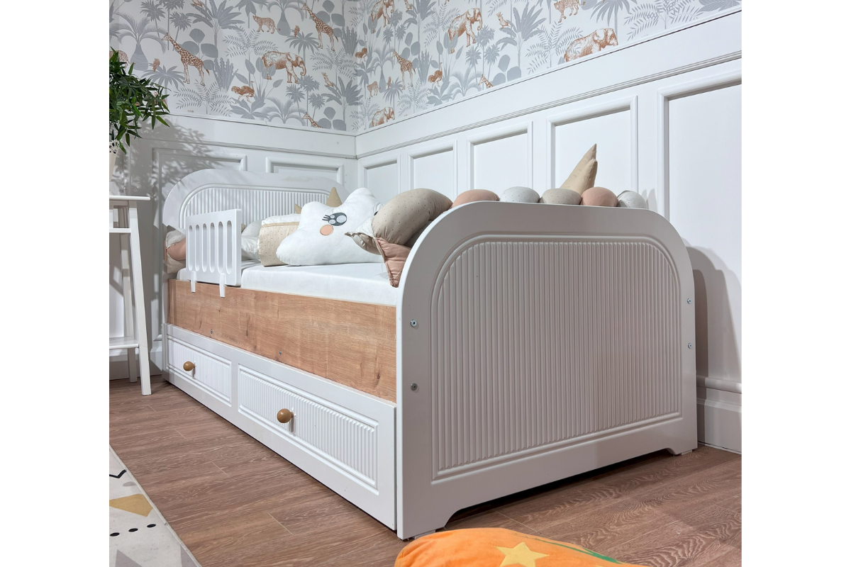 Dolce Meşe-Beyaz 90*190 Montessori Karyola