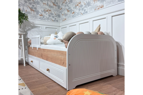 Dolce Meşe-Beyaz Karyola 4kp 3çk Çocuk Odası