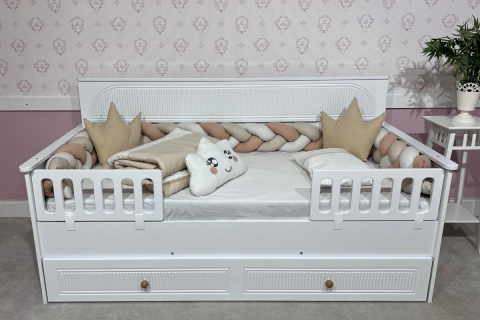 Dolce Beyaz Daybed 4kp 6çk Çocuk Odası