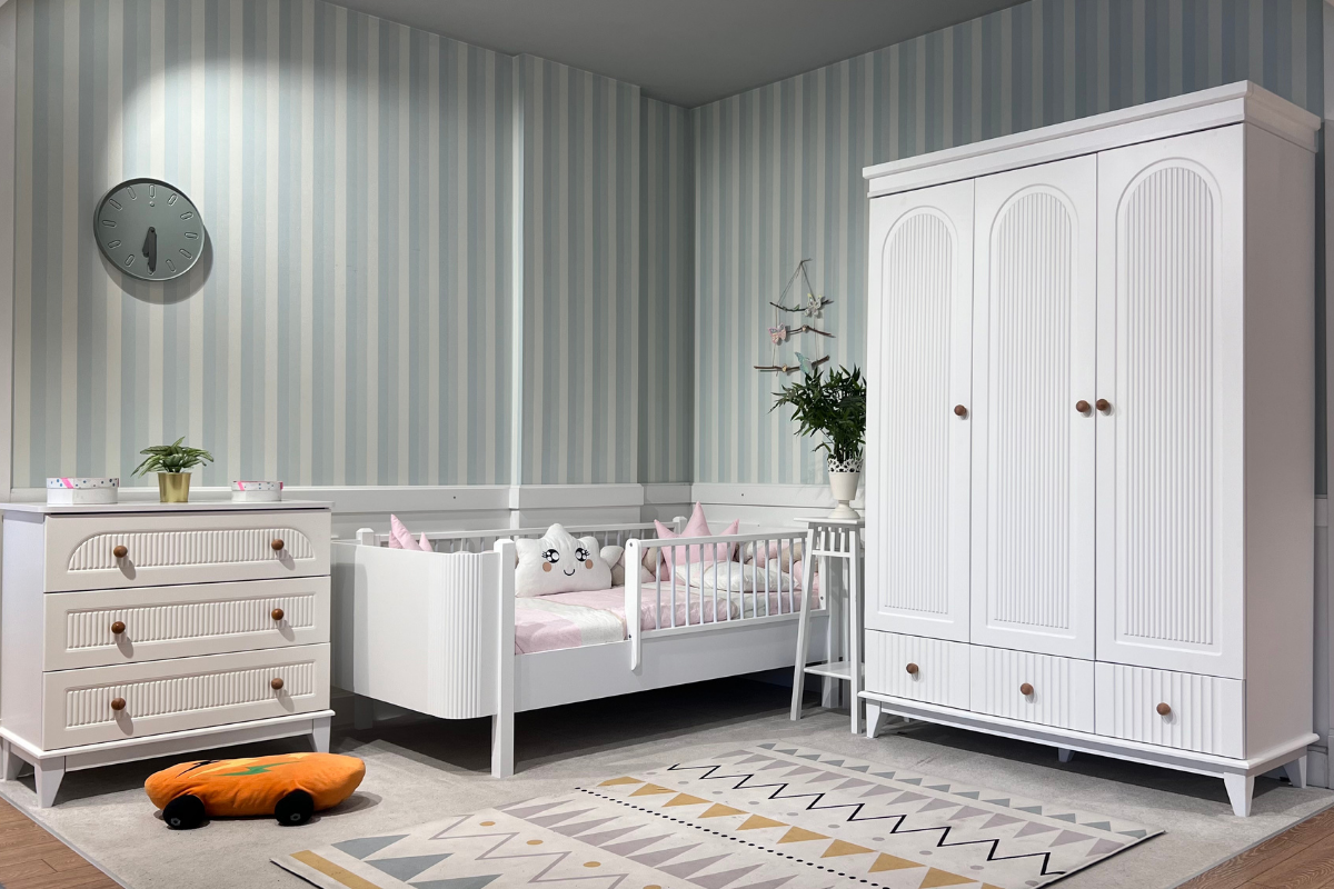 Perla Beyaz Dior 3kp Çocuk Odası