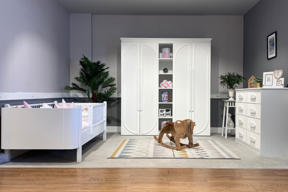 Perla Beyaz Hermes 4kp 8çk Çocuk Odası