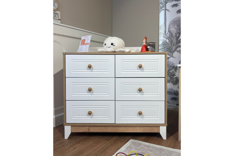 Dolce Meşe-Beyaz Daybed 4kp 6çk Çocuk Odası