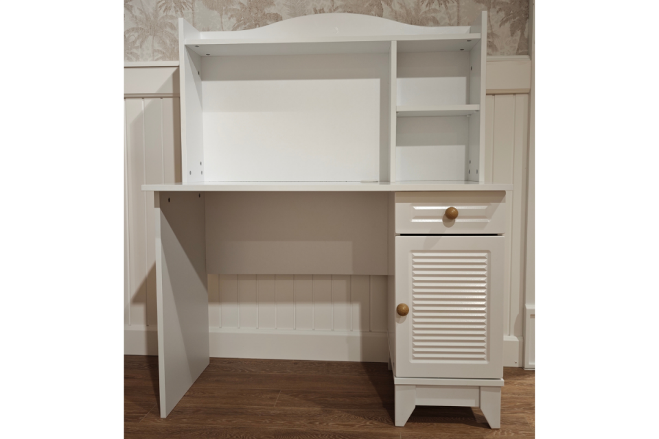 Loft Beyaz Çalışma Masası