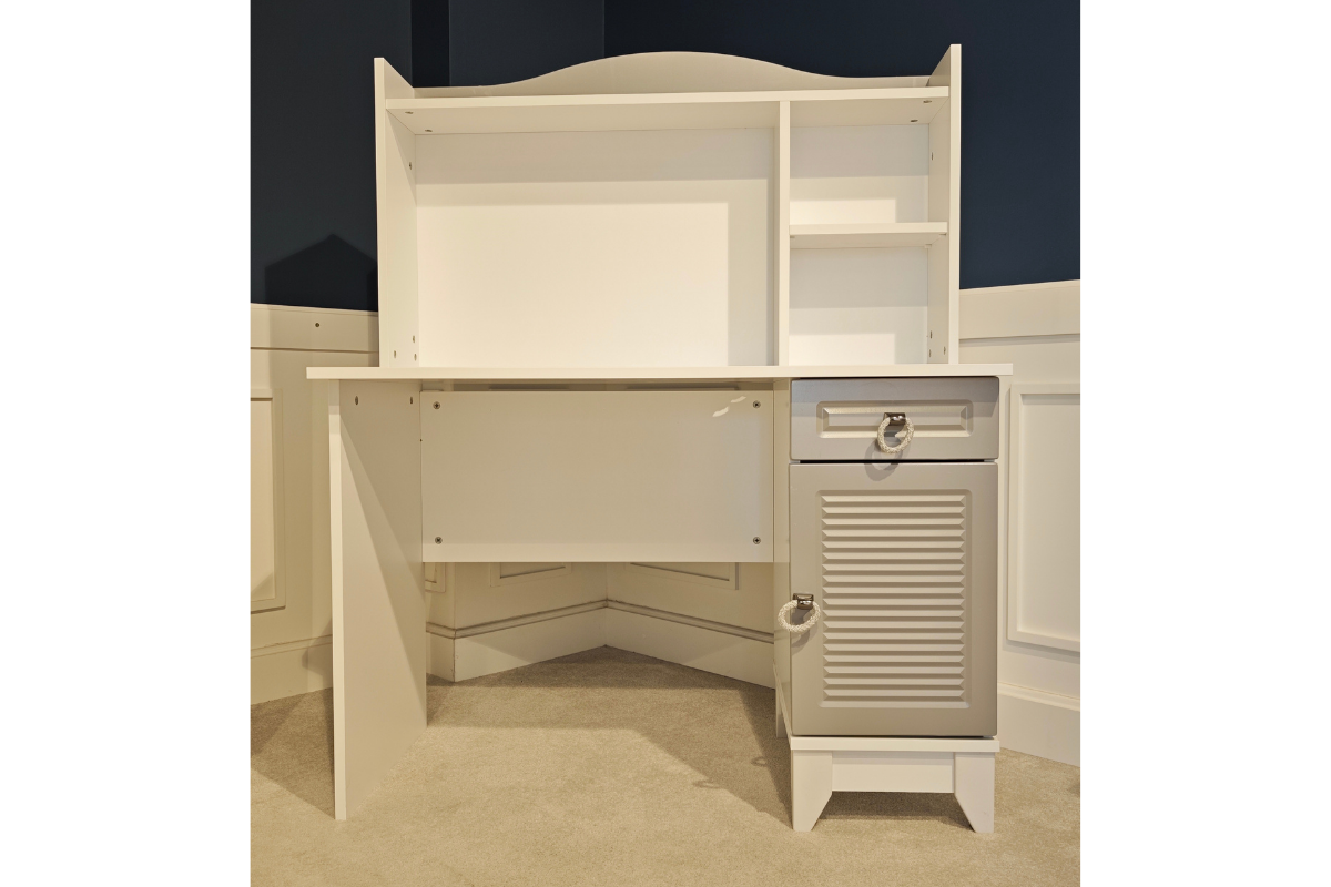 Loft Gri-Beyaz Çalışma Masası