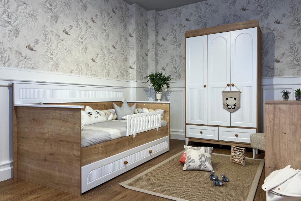 Milo Meşe-Beyaz Çocuk Odası