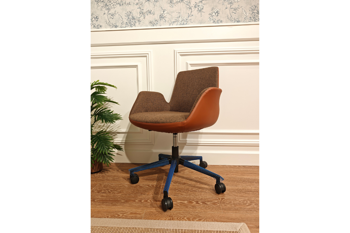 Dora İç Sofia Kahve Dış Martin Taba Özel Amortisorlü Sandalye