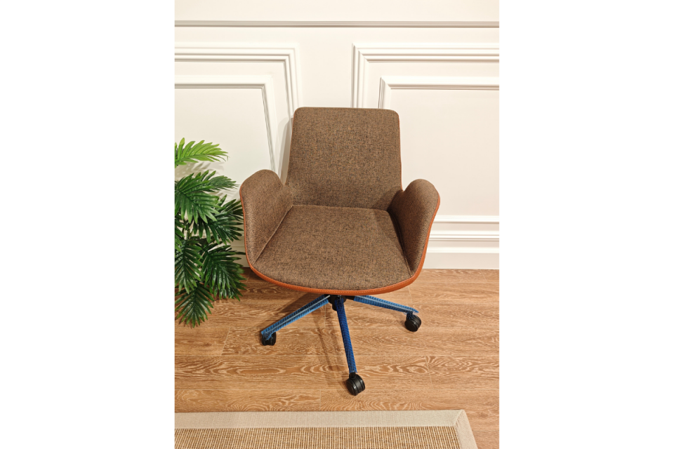 Dora İç Sofia Kahve Dış Martin Taba Özel Amortisorlü Sandalye