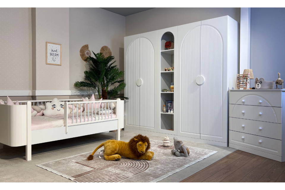 Perla Beyaz Soft Çocuk Odası