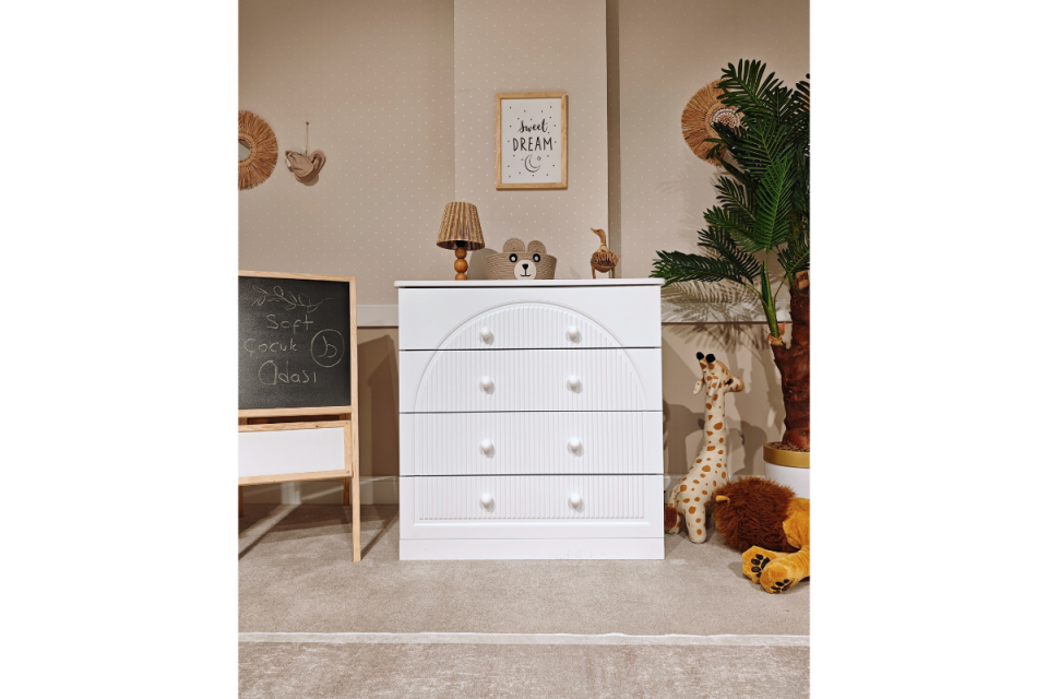 Perla Beyaz Soft Çocuk Odası