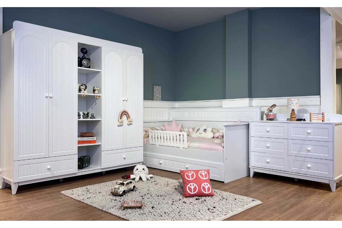 Velora Beyaz Çocuk Odası