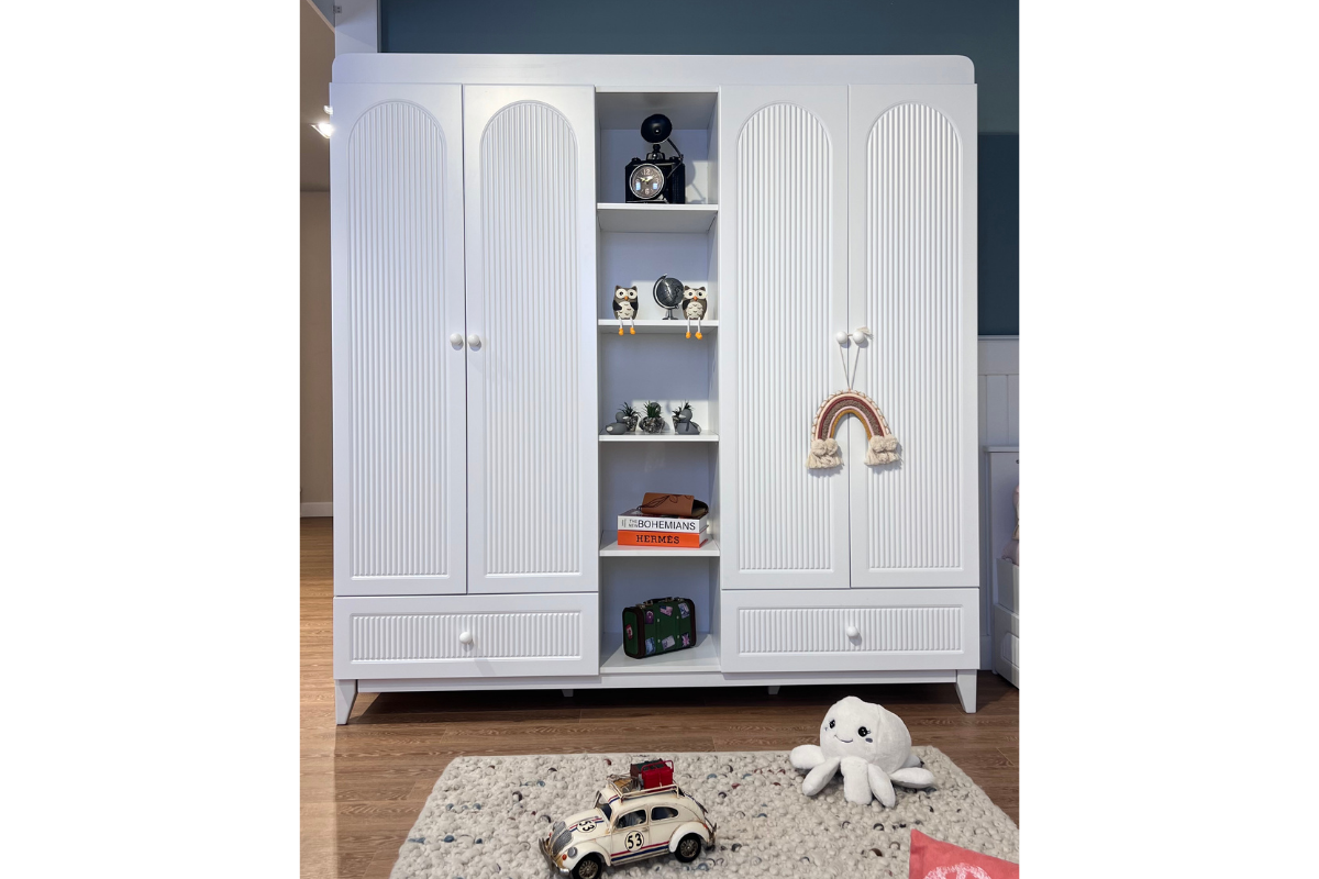 Velora Beyaz 4kp Dolap