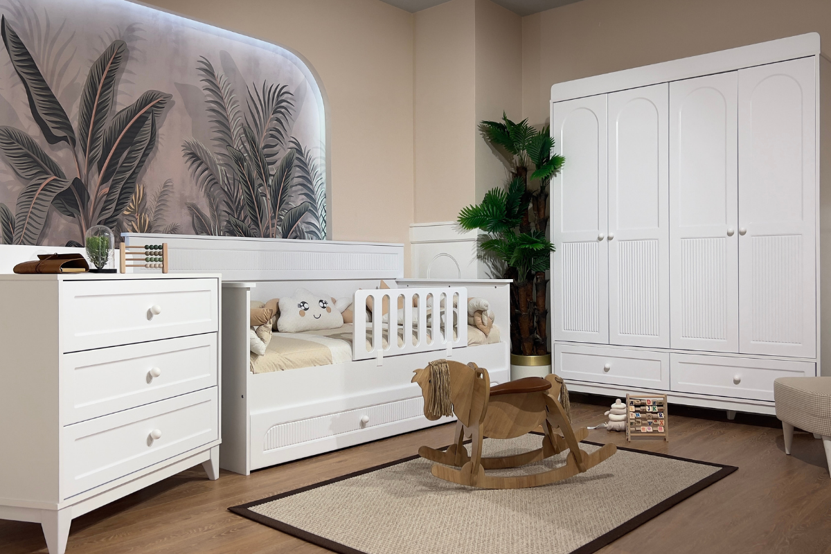 Milo Beyaz-Beyaz 4kp Çocuk Odası