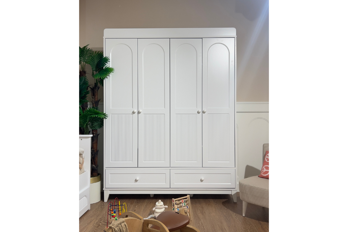 Milo Beyaz-Beyaz 4kp Dolap