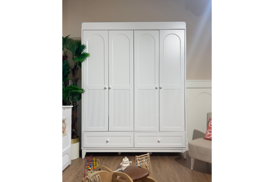 Milo Beyaz-Beyaz 4kp Dolap