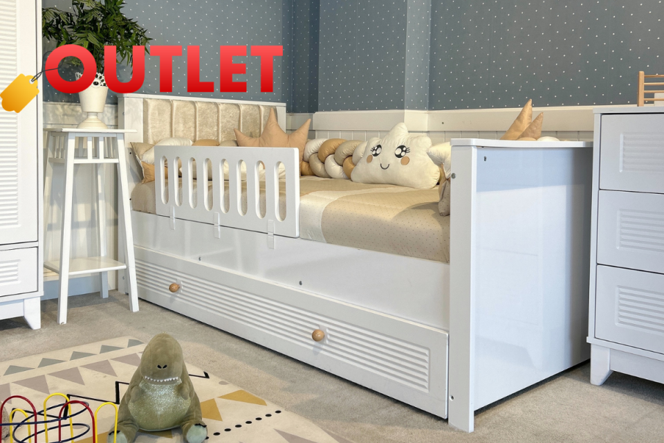 Outlet Fırsatı - Loft Beyaz Çocuk Odası