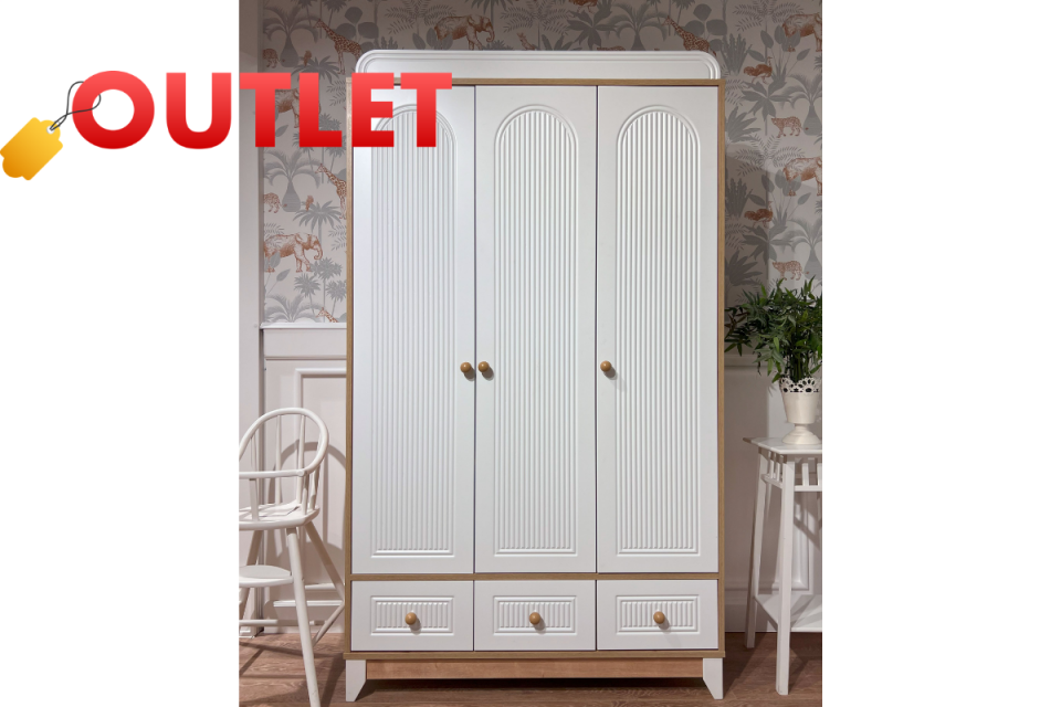 Outlet Fırsatı - Dolce Meşe-Beyaz Daybed 3kp 6çk Çocuk Odası