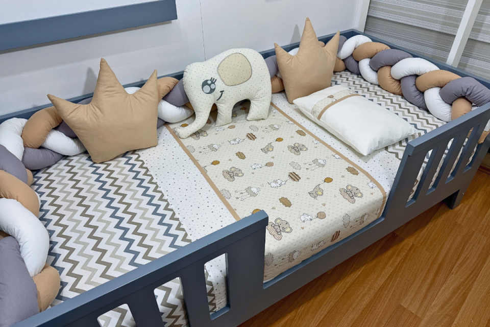 510 Fil Kahve Örme Montessori Set