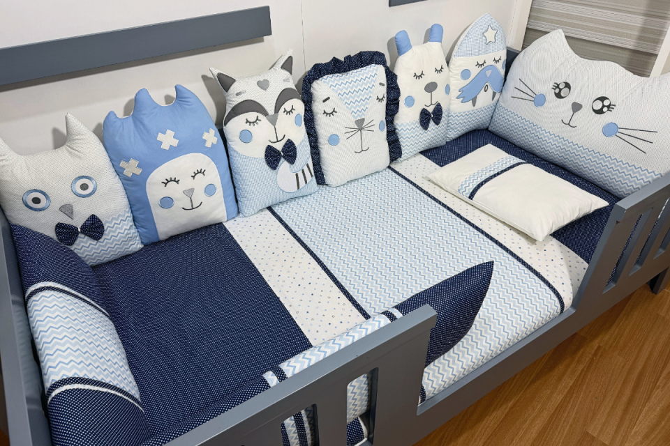 795 Animals Lacivert Mavi Montessori Set