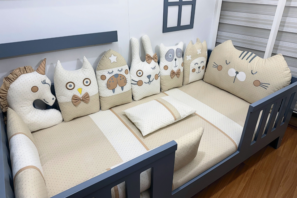 800 Animals Pastel Kahve Montessori Set