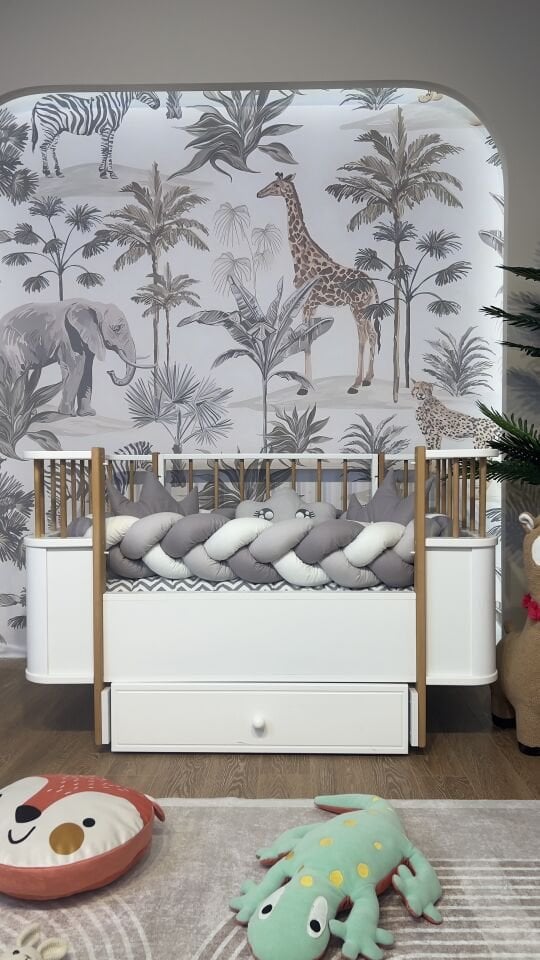 Joly Meşe Çekmeceli Büyüyen Beşik