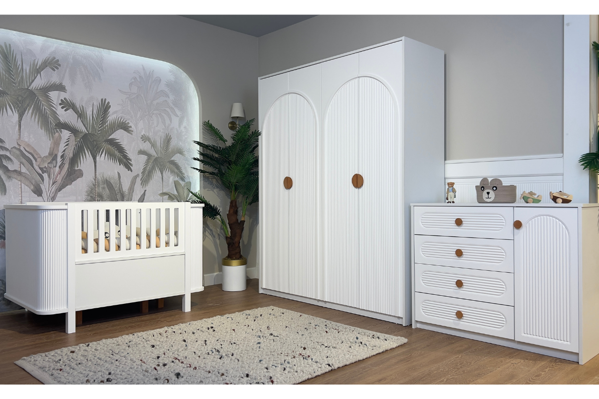 Monica Beyaz Stella Büyüyen Çocuk Odası