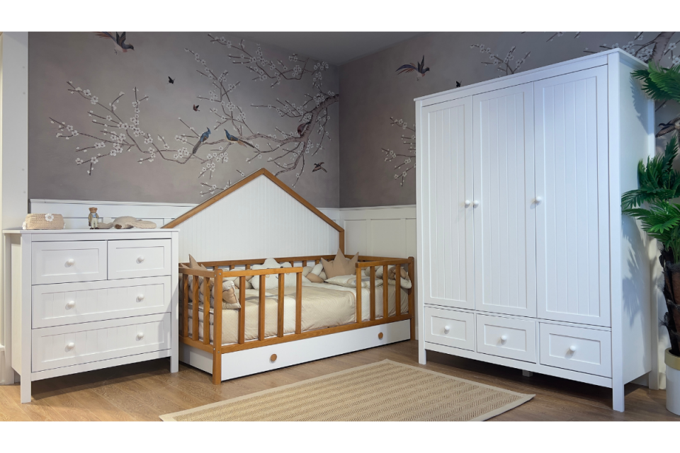 Luna Meşe Montessori Gabba Beyaz 3kp Çocuk Odası