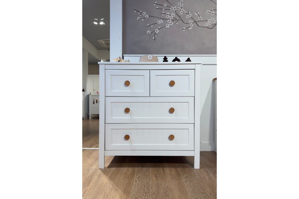 Gabba Beyaz Şifonyer