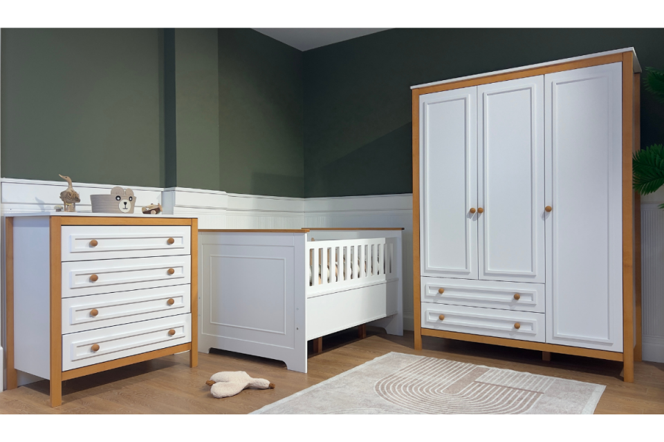 Gabba Büyüyen Luna Meşe 3kp Çocuk Odası