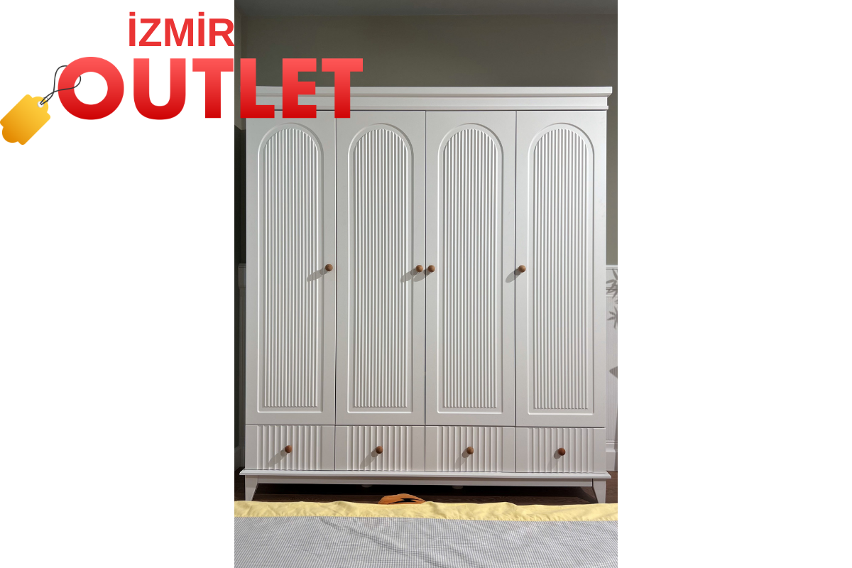 Outlet Fırsatı - Dior 4kp Dolap