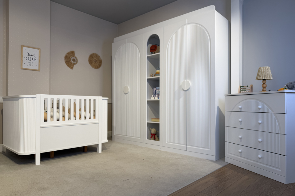 Monica Beyaz Soft Çocuk Odası