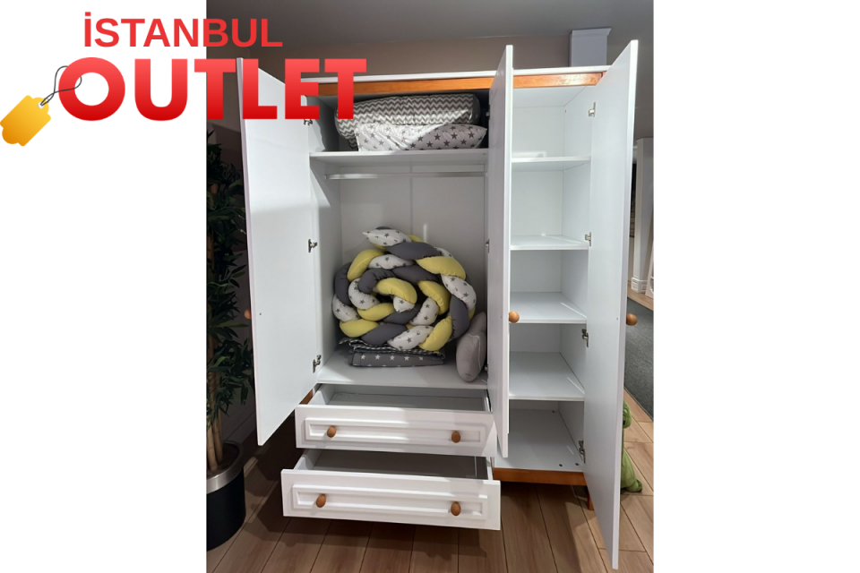 Outlet Fırsatı - Luna Meşe Montessori Çocuk Odası
