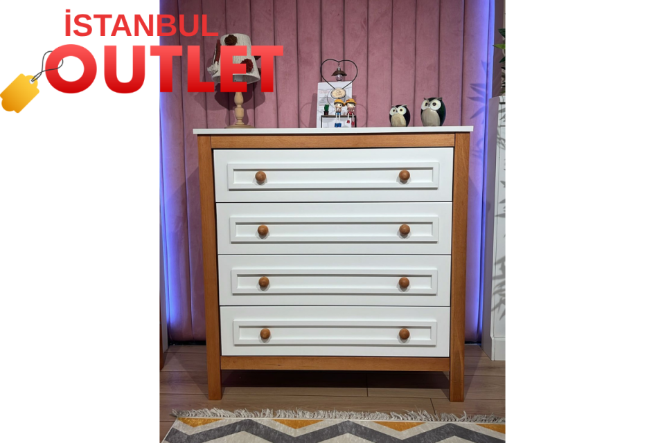 Outlet Fırsatı - Luna Meşe Montessori Çocuk Odası