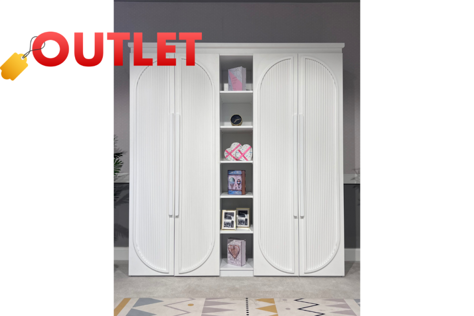 Outlet Fırsatı - Perla Beyaz Hermes 4kp 8çk Çocuk Odası