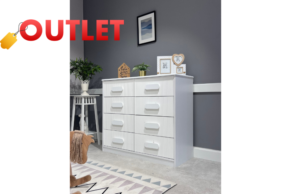 Outlet Fırsatı - Perla Beyaz Hermes 4kp 8çk Çocuk Odası